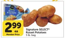 Albertsons Signature SELECT Russet Potatoes offer