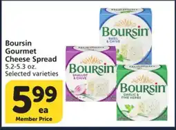 Albertsons Boursin Gourmet Cheese Spread offer