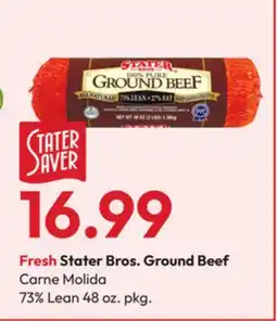 Stater Bros Fresh Stater Bros. Ground Beef offer