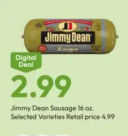 Stater Bros Jimmy Dean Sausage offer