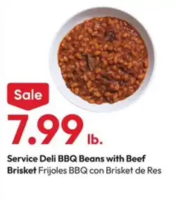 Stater Bros Service Deli BBQ Beans with Beef offer