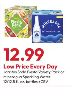 Stater Bros Jarritos Soda Fiesta Variety Pack or Mineragua Sparkling Water offer