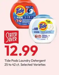 Stater Bros Tide Pods Laundry Detergent offer
