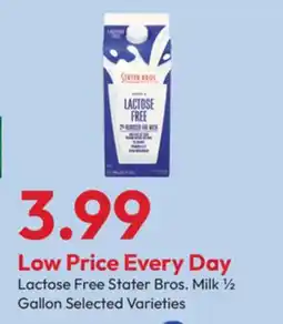 Stater Bros Lactose Free Stater Bros. Milk offer