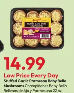 Stater Bros Stuffed Garlic Parmesan Baby Bella Mushrooms offer