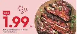Stater Bros Pork Spareribs offer