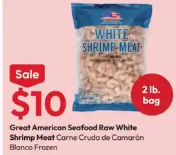 Stater Bros Great American Seafood Raw White Shrimp Meat offer