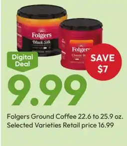 Stater Bros Folgers Ground Coffee offer