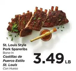 Food 4 Less St. Louis Style Pork Spareribs offer