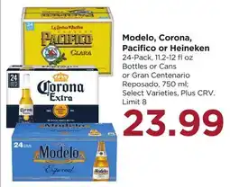 Food 4 Less Modelo, Corona, Pacifico or Heineken offer
