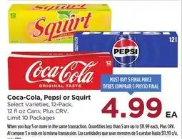 Food 4 Less Coca-Cola, Pepsi or Squirt offer