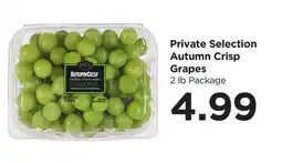 Food 4 Less Private Selection Autumn Crisp Grapes offer