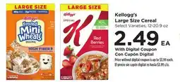 Food 4 Less Kellogg's Large Size Cereal offer