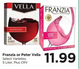 Food 4 Less Franzia or Peter Vella offer