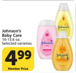 Vons Johnson's Baby Care offer