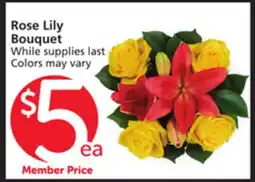 Vons Rose Lily Bouquet offer
