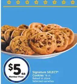 Vons Signature SELECT Cookies offer