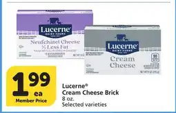 Vons Lucerne Cream Cheese Brick offer