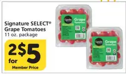 Vons Signature SELECT Grape Tomatoes offer