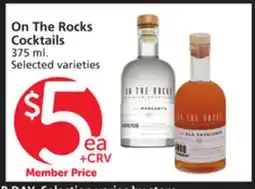 Vons On The Rocks Cocktails offer