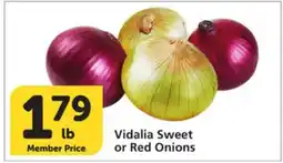 Vons Vidalia Sweet or Red Onions offer