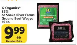 Vons O Organics 85% or Snake River Farms Ground Beef Wagyu offer