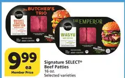 Vons Signature SELECT Beef Patties offer