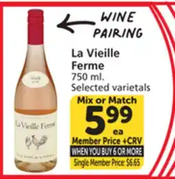 Vons La Vieille Ferme offer