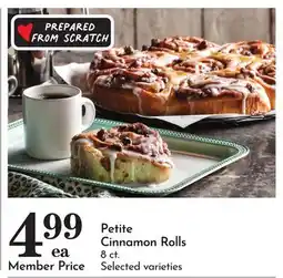 Pavilions Petite Cinnamon Rolls offer