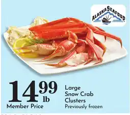 Pavilions Large Snow Crab Clusters offer