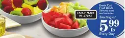 Pavilions Fresh Cut Fruit Bowls offer