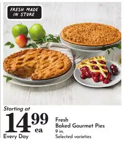 Pavilions Fresh Baked Gourmet Pies offer