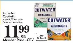 Pavilions Cutwater Cocktails offer