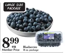Pavilions Blueberries offer