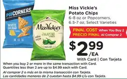 Ralphs Miss Vickie's Potato Chips offer