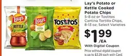 Ralphs Lay's Potato or Kettle Cooked Potato Chips offer