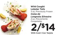 Ralphs Wild Caught Lobster Tails offer