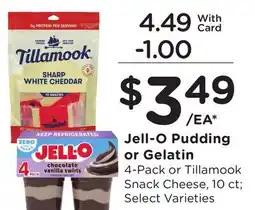 Ralphs Jell-O Pudding or Gelatin offer