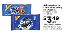 Ralphs Nabisco Oreo or Chips Ahoy Family Size Cookies offer