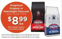 Ralphs Kingsford Original or Matchlight Charcoal offer