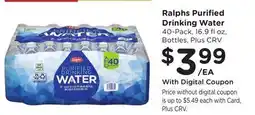 Ralphs Ralphs Purified Drinking Water offer