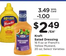 Ralphs Kraft Salad Dressing offer