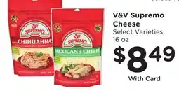 Ralphs V&V Supremo Cheese offer