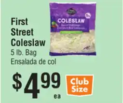 Smart & Final First Street Coleslaw offer