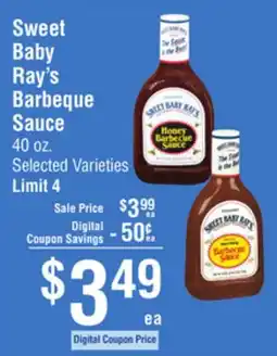 Smart & Final Sweet Baby Ray's Barbeque Sauce offer