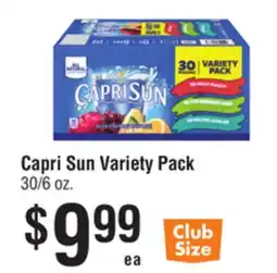 Smart & Final Capri Sun Variety Pack offer
