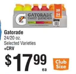 Smart & Final Gatorade offer