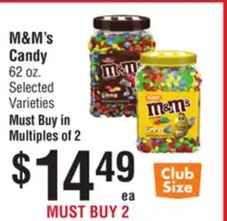 Smart & Final M&M's Candy offer