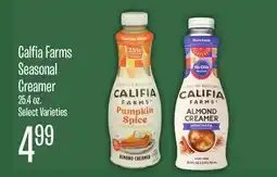 Jewel-Osco Calfia Farms Seasonal Creamer offer