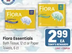 Tony’s Fresh Market Fiora Essentials offer